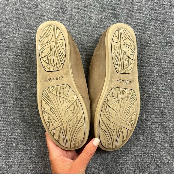 OLUKAI Women’s Nohea Nubuck Slip-On Loafer Tan Brown Leather size: 9 - Picture 8 of 11